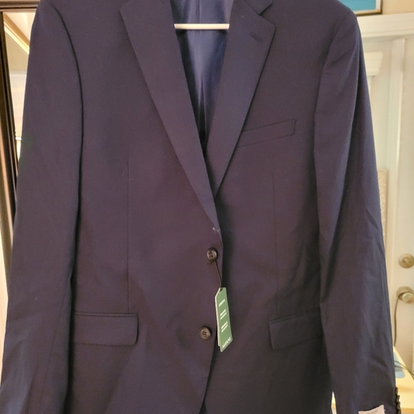 Alfani Mens Slim Fit Jacket Navy Size 40L - Picture 3 of 4